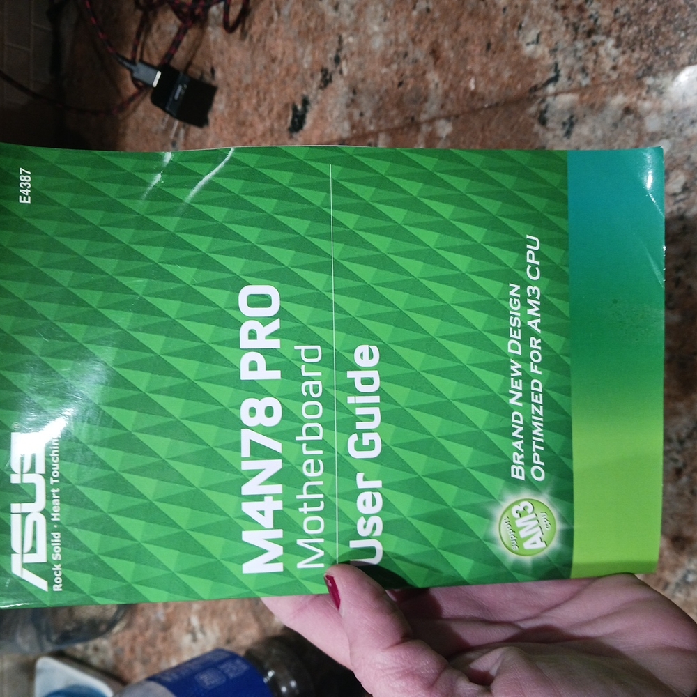 Asus M4N78 Pro Motherboard User Guide. 2009 Paperback, Replacement.